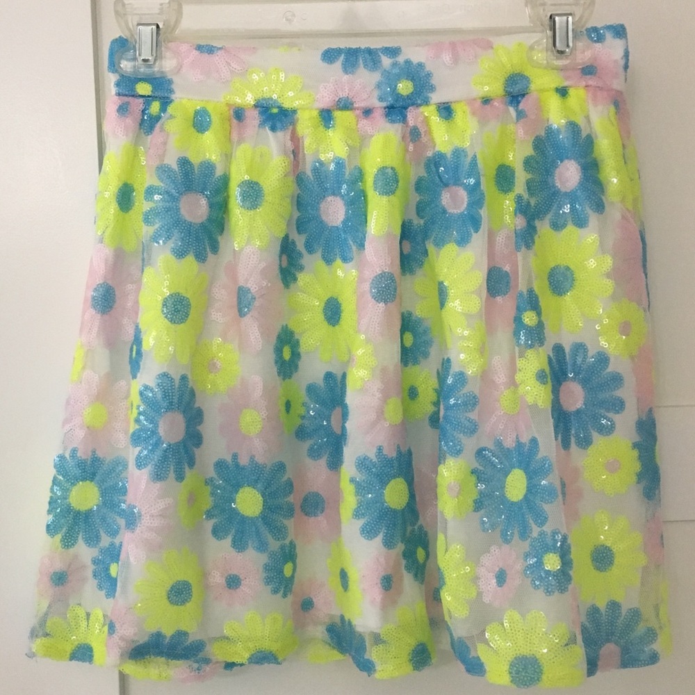 Tobi Sequin Floral Skirt!!